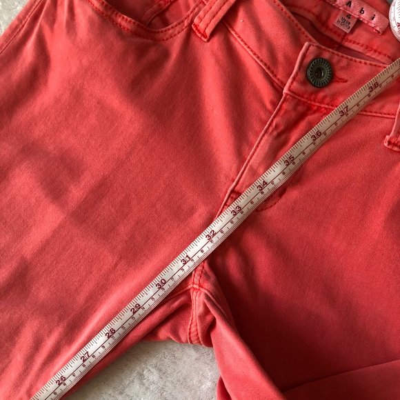 CAbi Lobster Skinny Pants Style #747 Size 4 Orange Coral - Picture 3 of 13